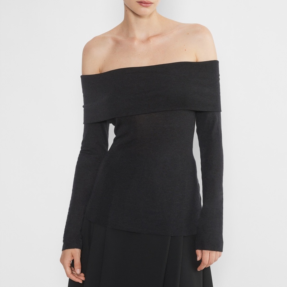 Aritzia Streamline Top Off-Shoulder
